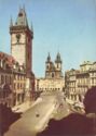 Prague. Towers of Old Town and Týn Church