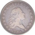 50 Cents / Half Dollar (Flowing Hair)