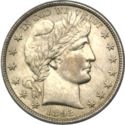 50 Cents / Half Dollar (Liberty Head - Barber)