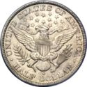 50 Cents / Half Dollar (Liberty Head - Barber)