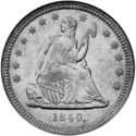 25 Cents / Quarter (Seated Liberty)