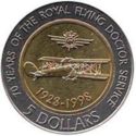 5 Dollars (70th anniversary Royal Flying Doctor Service)