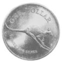 1 Dollar (Red Kangaroo. Segmented: reeded-plain)