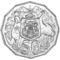 50 Cents (Australian Coat of Arms)