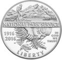 50 Cents / Half Dollar (100th Anniversary of the National Park Service)