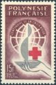 Anniversary Logo of the Red Cross in Front of a Globe