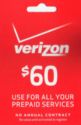 Red Card $60 Use For All Your Prepaid Services