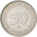 50 Pfennig (A, D, F, G, J) Smooth