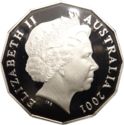 50 Cents (Centenary of Federation, 1901-2001 Colored)
