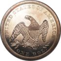 1 Dollar (Seated Liberty no motto)