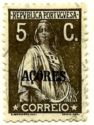 Ceres Issue of Portugal Overprinted