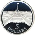 5 Dollars (Parliament House - Silver edition)