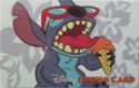 Disney Dining card. Stich