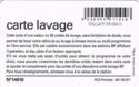 Carte lavage 36