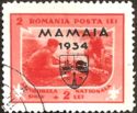 Overprint on Michel nrs 437-442 with Mamaia 1934