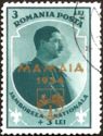 Overprint on Michel nrs 437-442 with Mamaia 1934