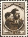 Overprint on Michel nrs 437-442 with Mamaia 1934
