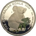 200 Dollars (Single koala with gum leave. Color)