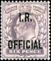 King Edward VII - Overprint - I.R. OFFICIAL