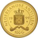 100 Gulden (500th Anniversary of the discovery of Curaçao)