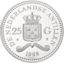 25 Gulden (World Wildlife Fund - White-tailed deer)