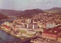 Děčín. View of city and port