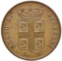 3 Centesimi (Charles Albert 1831~1849)