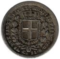 25 Centesimi (Charles Albert 1831~1849)