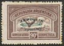 Winged Wheel, green overprint