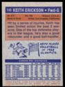 #140 Keith Erickson (1972-1973)