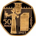 50 Pence (Women's Social and Political Union - Gold edition)