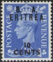 British Stamp Overprinted "B.A. Eritrea"