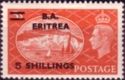 British Stamp Overprinted "B.A. Eritrea"