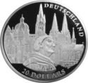 20 Dollars (Cathedrals & Patron - Germany)