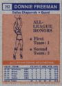 #252 Donnie Freeman (1972-1973)