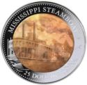 25 Dollars (Mississippi Steamboat)