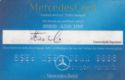 Mercedes Card. Mercedes-Benz