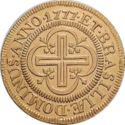 4,000 Réis (JOSEPHUS DOMINUS clovers)