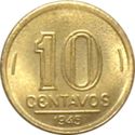 10 Centavos (Getulio Vargas) Without marks