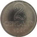 2 Centavos (thick planchet 1.5mm)