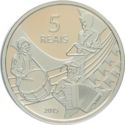 5 Reais (Olympic Games Rio 2016 - Beach volleyball / Forró)