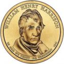 1 Dollar (9th president William Henry Harrison 1841)