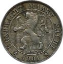 5 Centimes (Flemish legend - diff. lion design)