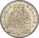 5 Francs (Belgique - België) edge lettering with crown