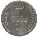 500 Francs (60th Birthday King Baudouin - Flemish version)