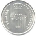 500 Francs (60th Birthday King Baudouin - German version)
