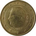50 Euro Cent (Albert II - 2nd map - 2nd type - 2nd portrait