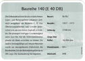 Deutschland - Baureihe 140 (E 40 DB) - Baujahr 1957-1973