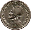 1/10 de Balboa ("Vn Décimo". Not authorized. Medal alignment )