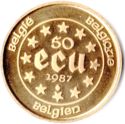 50 Ecu (30th Anniversary - Treaties of Rome)